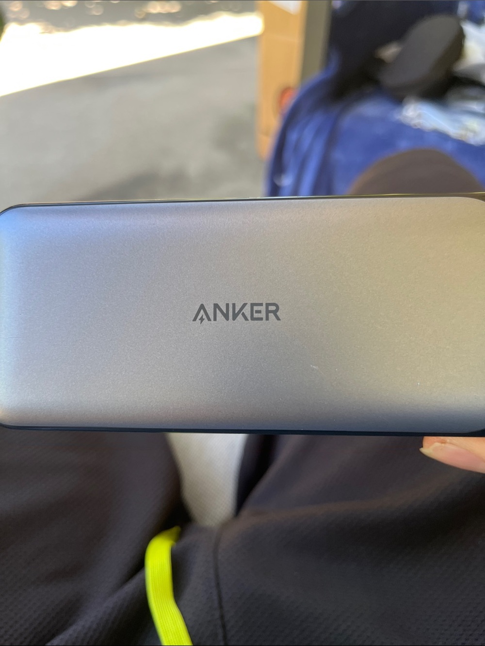 Anker Metallic Gray Portable Power Bank - Slim Travel Charger